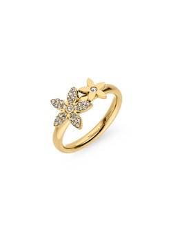 Damen Ring  -  The new Glitter Flower