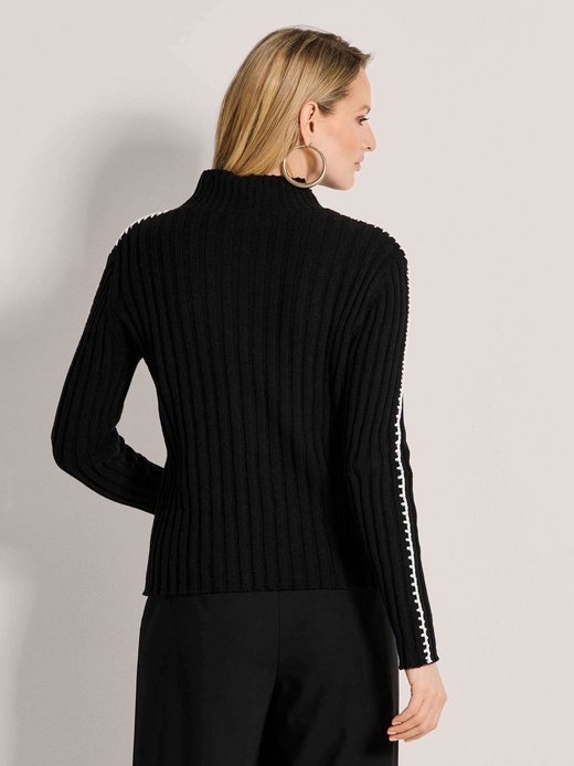 Damen Rippstrick-Pullover