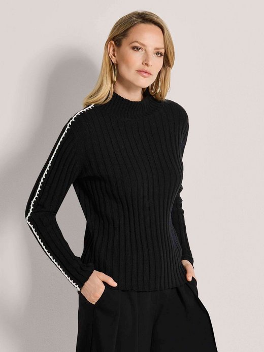 Damen Rippstrick-Pullover