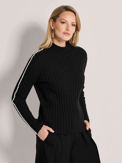 Damen Rippstrick-Pullover
