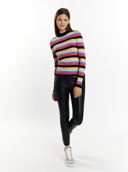 Damen Rippstrickpullover