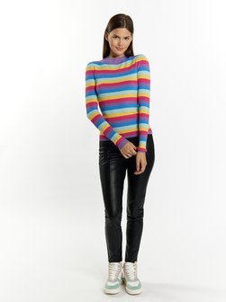 Damen Rippstrickpullover