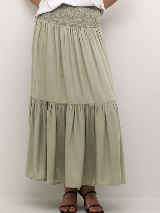 Damen Rock KAmaxi Elastische Taille