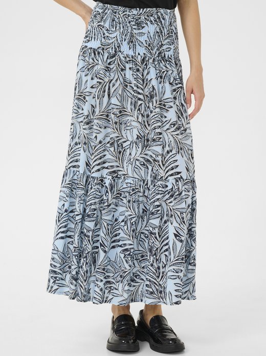 Damen Rock KAmaxi Elastische Taille