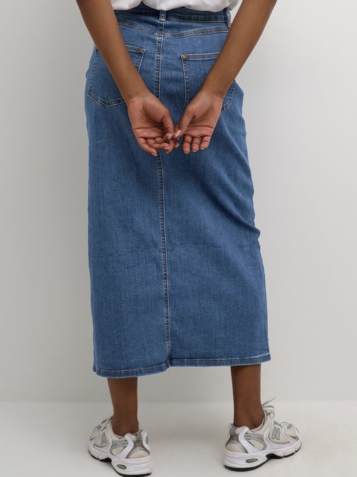 Damen Rock KAsinem Hohe Taille