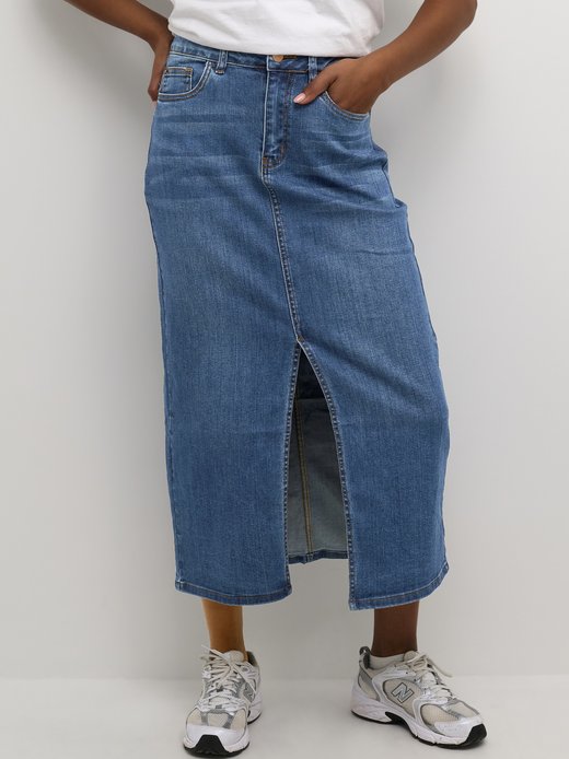 Damen Rock KAsinem Hohe Taille