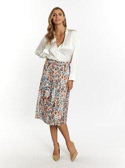 Damen Rock mit Leoprint