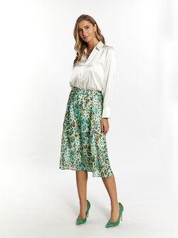 Damen Rock mit Leoprint