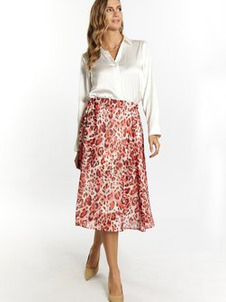 Damen Rock mit Leoprint