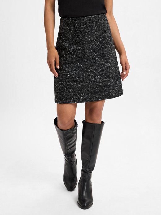 Damen Rock mit Woll-Anteil