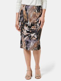 Artikelbild Damen Rock von Goldner in schwarz bedruckt