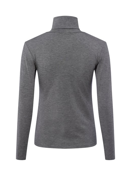 Damen Rollkragen-Langarmshirt