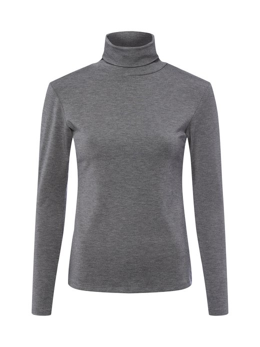 Damen Rollkragen-Langarmshirt