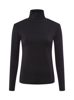 Damen Rollkragen-Langarmshirt