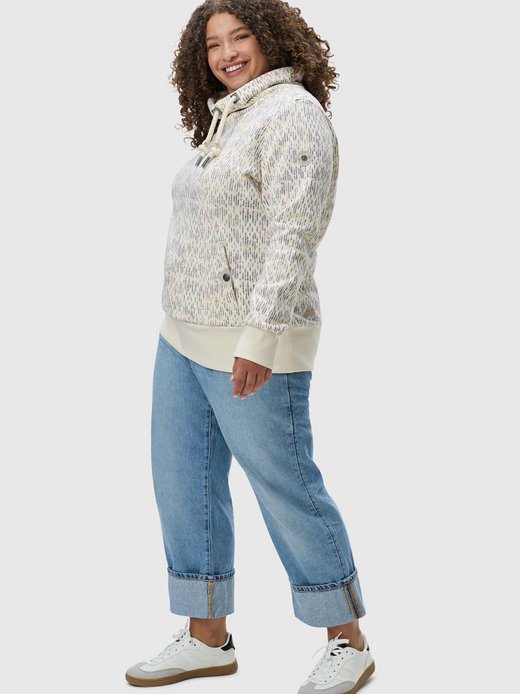 Damen Rollkragenpullover - Rylie Print Plus