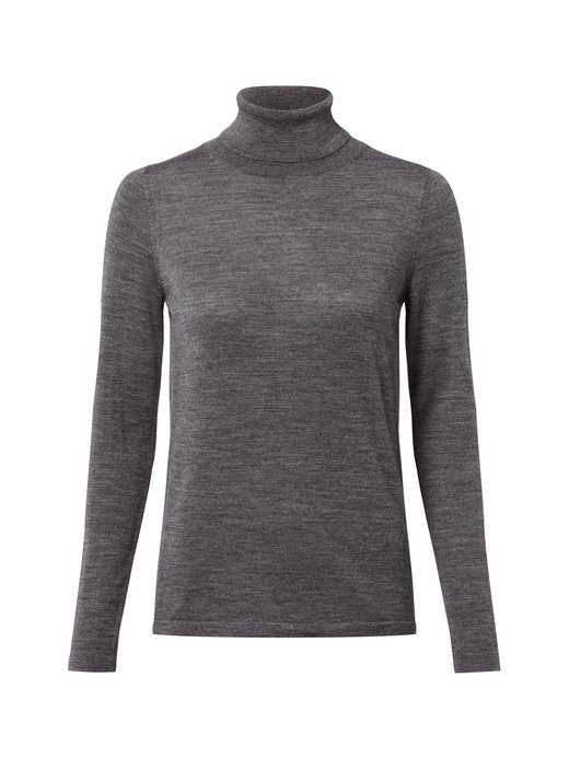 Damen Rollkragenpullover aus Merinowolle