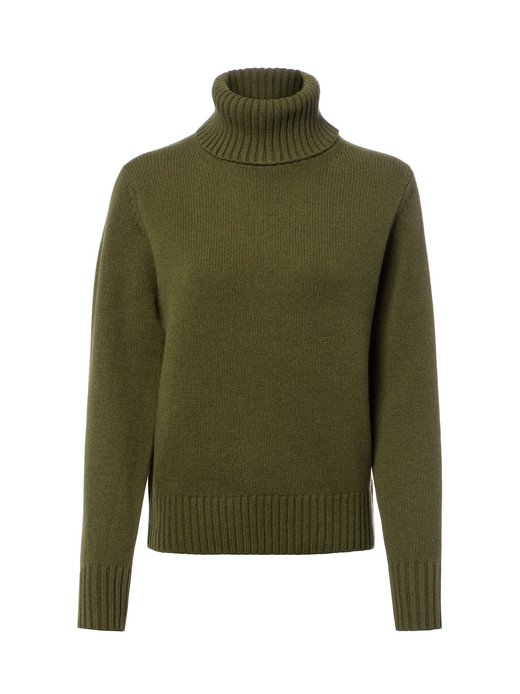 Damen Rollkragenpullover aus Merinowolle