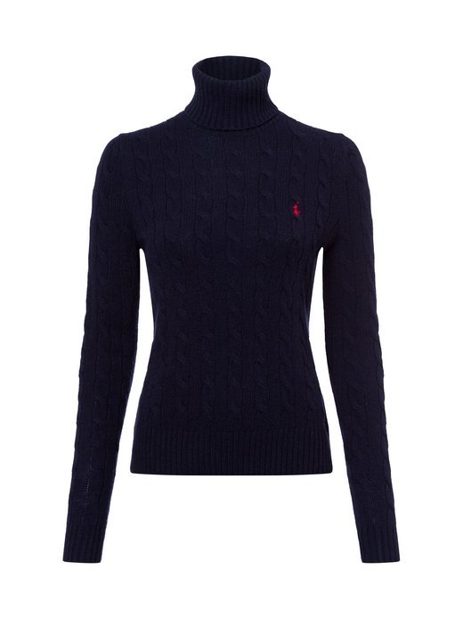 Damen Rollkragenpullover aus Wolle mit Cashmere-Anteil