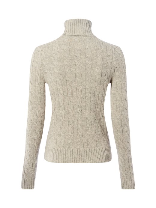 Damen Rollkragenpullover aus Wolle mit Cashmere-Anteil