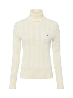 Damen Rollkragenpullover aus Wolle mit Cashmere-Anteil