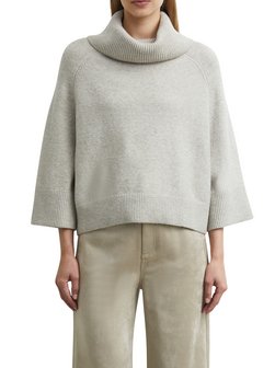 Damen Rollkragenpullover mit Woll-Anteil