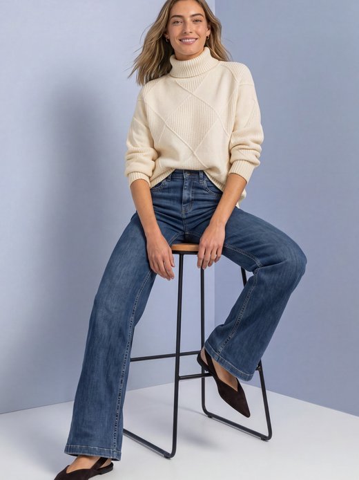 Damen Rollkragenpullover