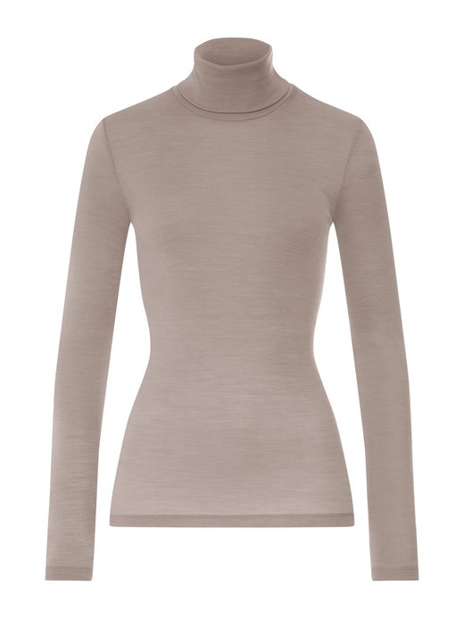 Damen Rollkragenshirt  -  Woolen Silk