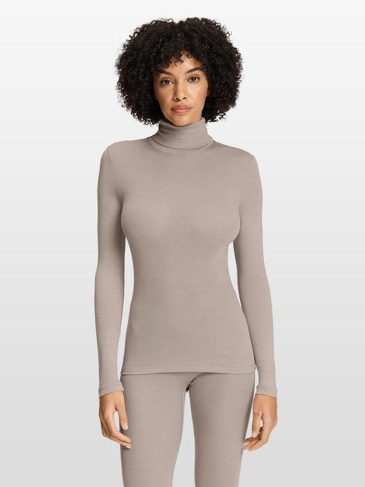 Damen Rollkragenshirt  -  Woolen Silk