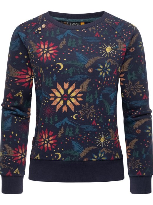 Damen Rundhalspullover - Johanka Print