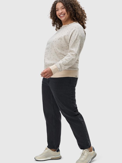 Damen Rundhalspullover - Johanka Triangles Plus