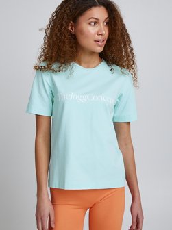 Artikelbild Damen Rundhalsshirt - JCSIMONA von TheJoggConcept. in blau uni