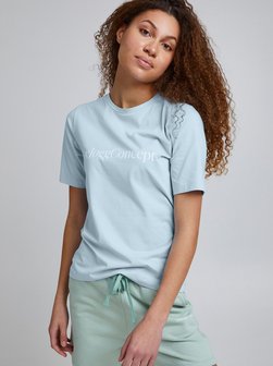 Artikelbild Damen Rundhalsshirt - JCSIMONA von TheJoggConcept. in blau uni