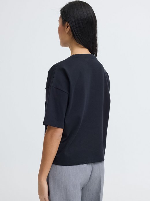 Damen Rundhalsshirt - OXNSandy Crop Boxy