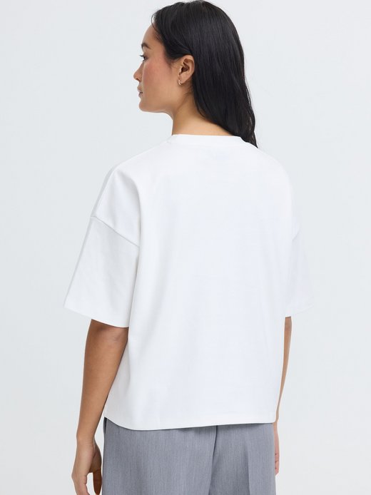 Damen Rundhalsshirt - OXNSandy Crop Boxy
