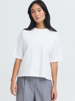 Damen Rundhalsshirt - OXNSandy Crop Boxy
