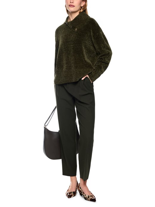 Damen Samt-Pullover