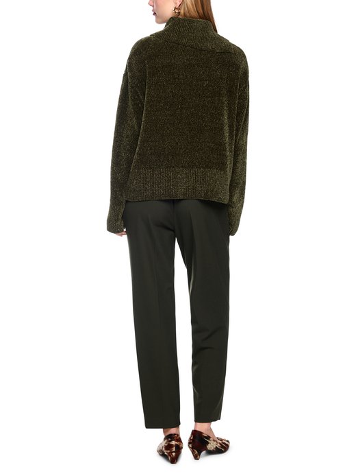 Damen Samt-Pullover