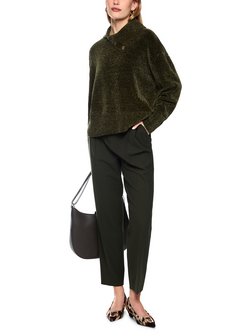 Damen Samt-Pullover