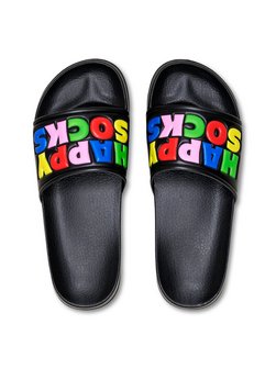 Artikelbild Damen Sandalen von Happy Socks in schwarz gemustert