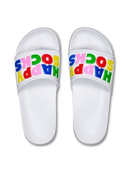 Artikelbild Damen Sandalen von Happy Socks in weiß gemustert