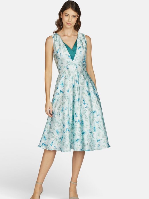 Damen Satin-Abendkleid