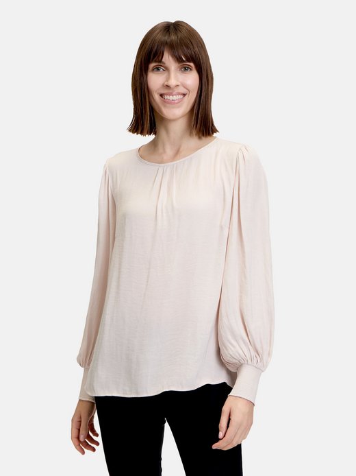 Damen Satin-Bluse