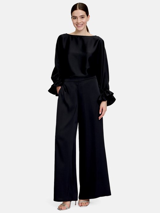 Damen Satin-Bluse
