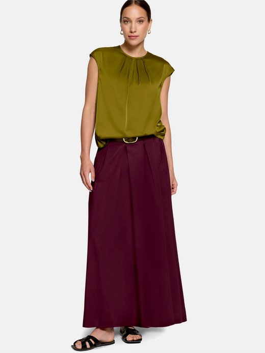 Damen Satin-Bluse