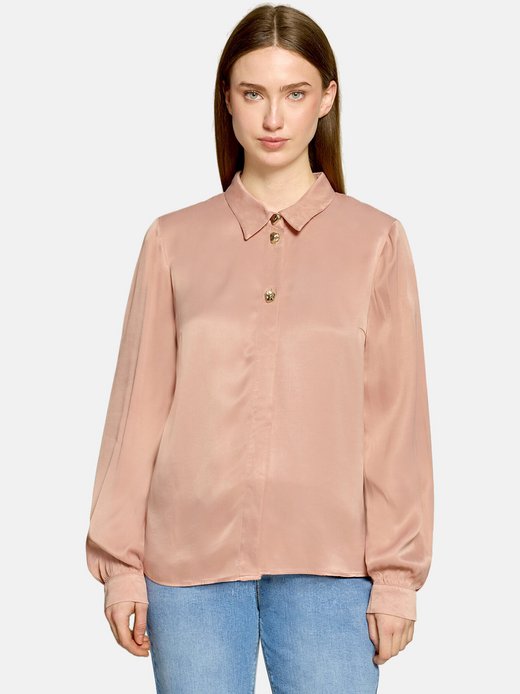 Damen Satin-Bluse