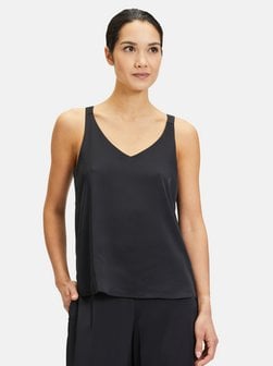 Artikelbild Damen Satin-Bluse von Vera Mont in schwarz uni