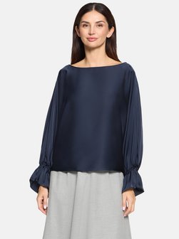 Damen Satin-Bluse