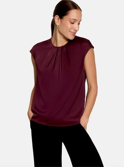 Damen Satin-Bluse