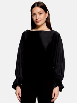 Damen Satin-Bluse