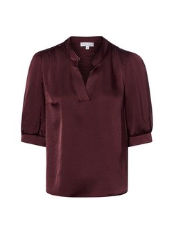 Damen Satin-Blusenshirt